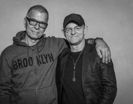 Tony Visconti and Woody Woodmansey